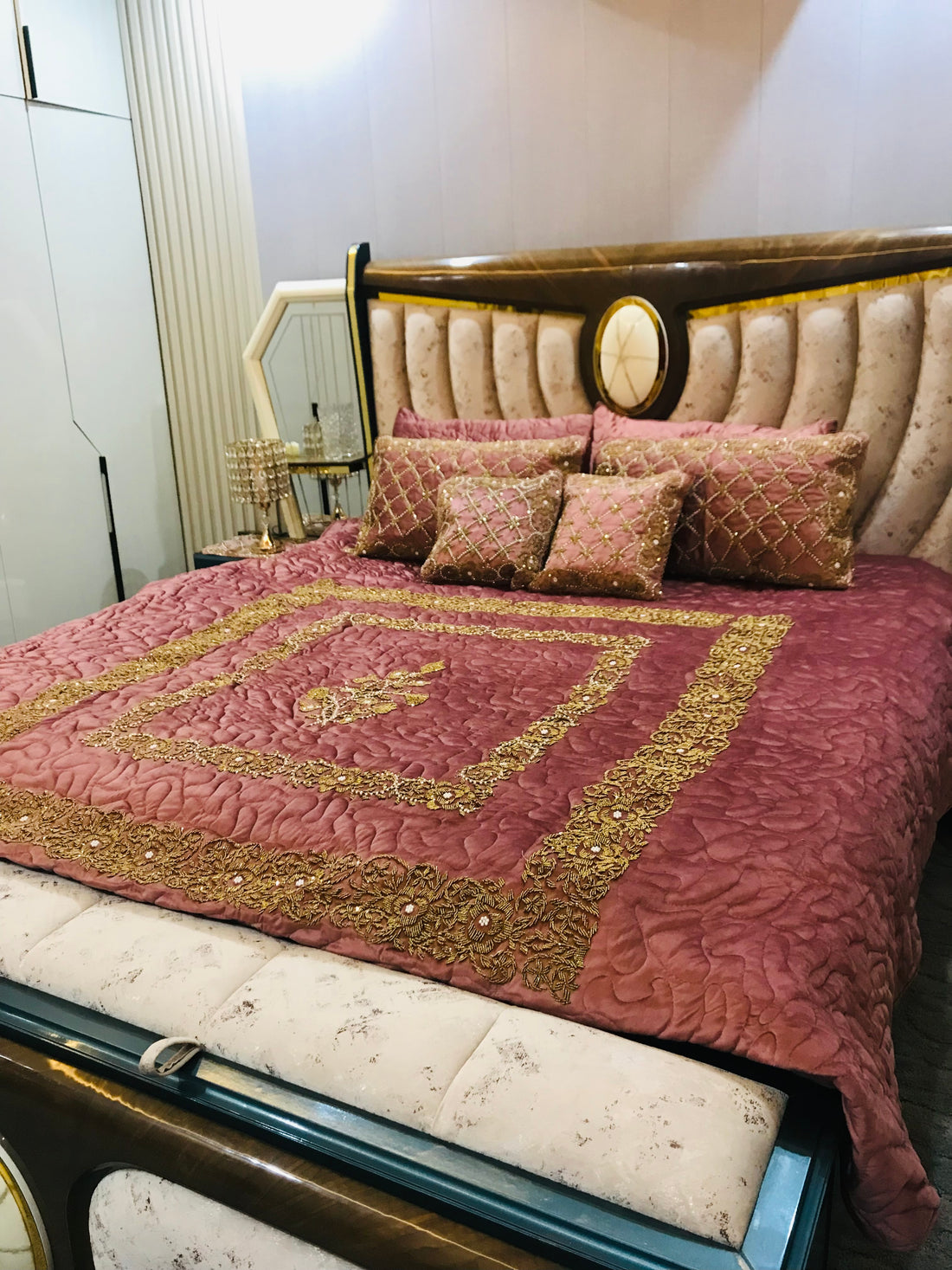 Shehzadi bridal bedsheet
